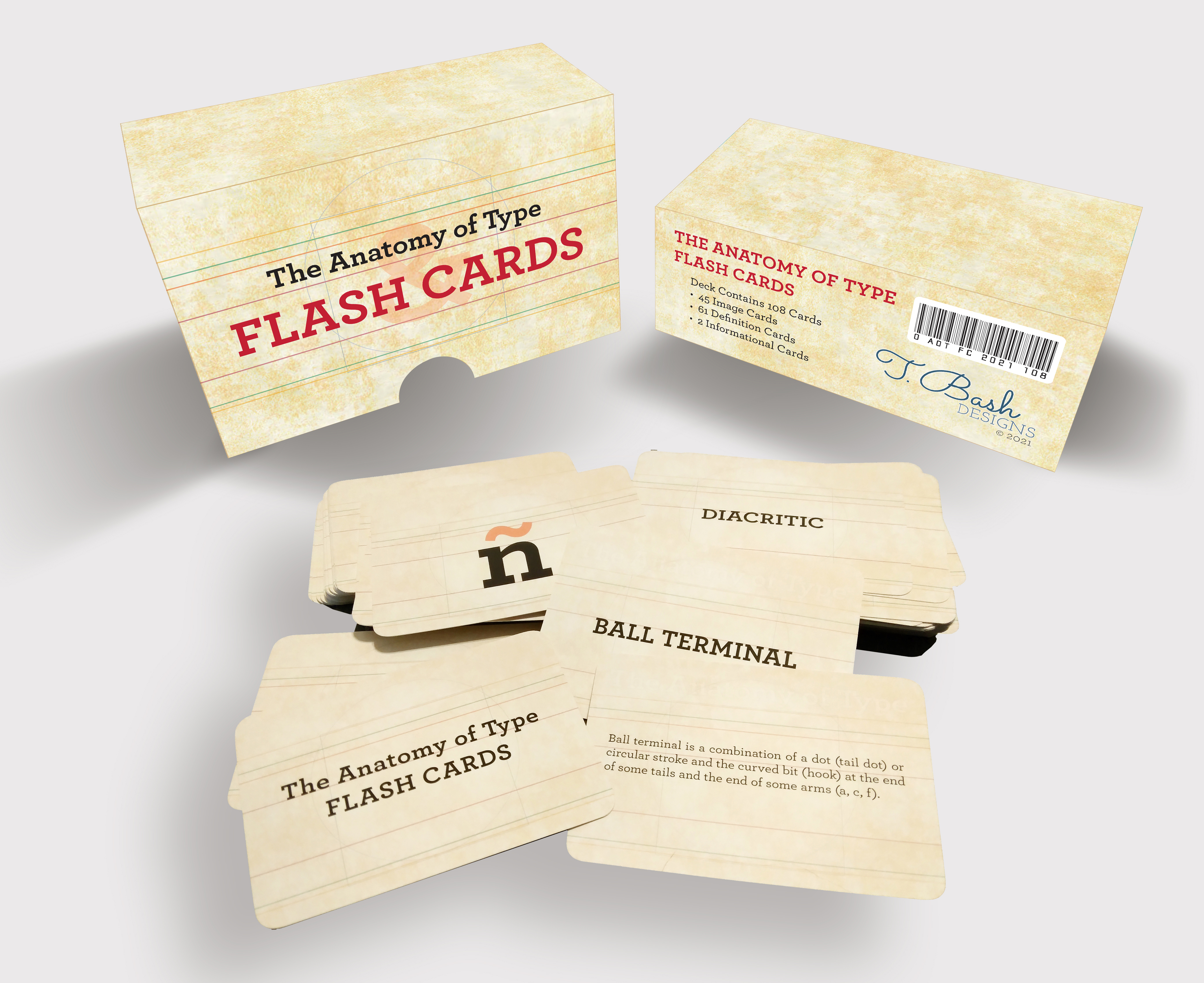Anatomy Of Type Flash Cards Anatomy Of Type Flash Cards