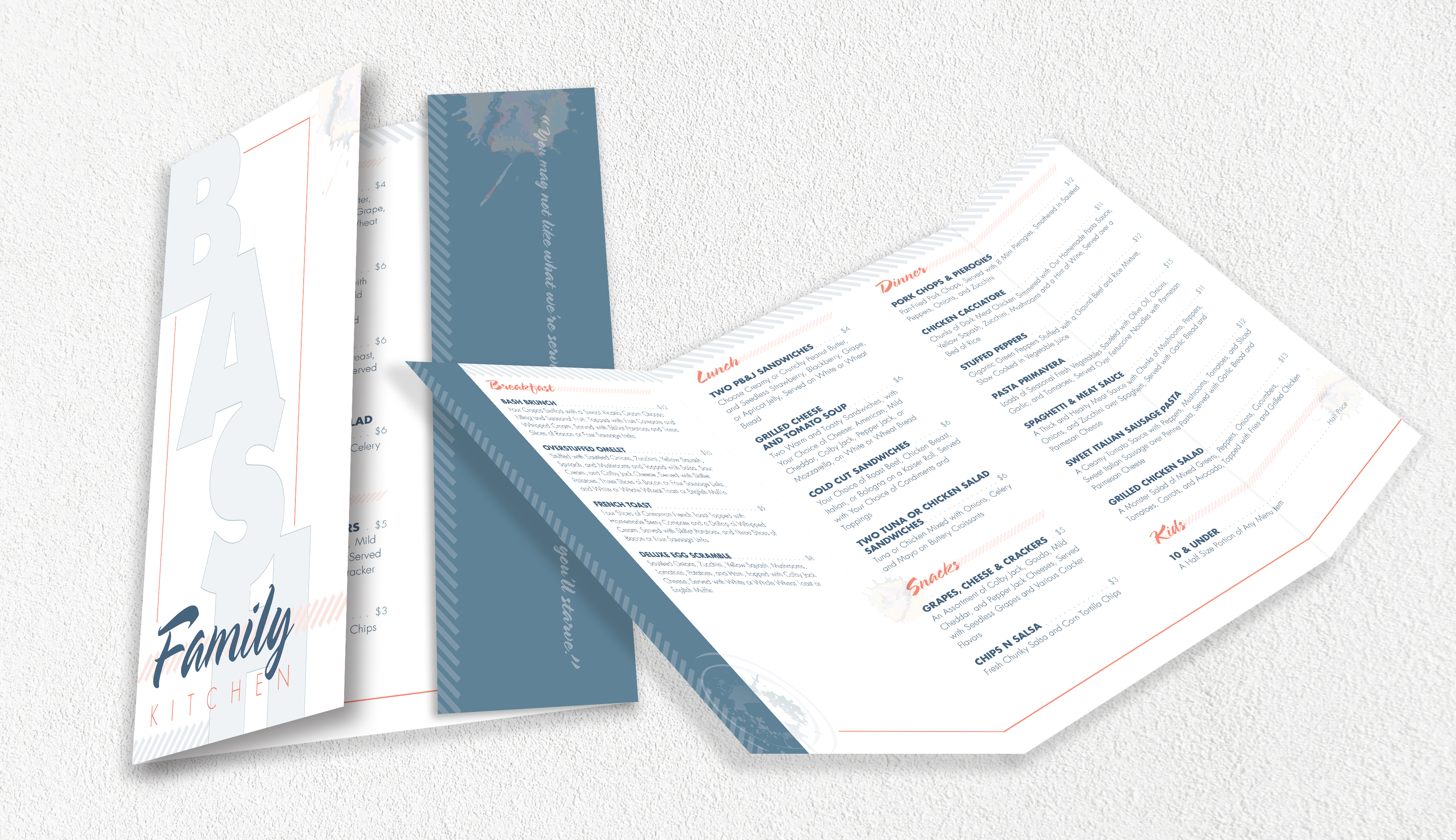 Bash Family Kitchen Menu Bash Family Kitchen Menu